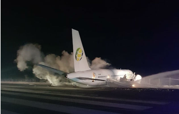 Al menos 6 heridos por aterrizaje de emergencia en Guyana A bordo viajaban 118 pasajeros y ocho miembros de la tripulación.