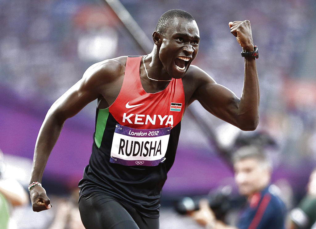 Devastador Rudisha pulverizó el récord de los 800 lisos.(AP)