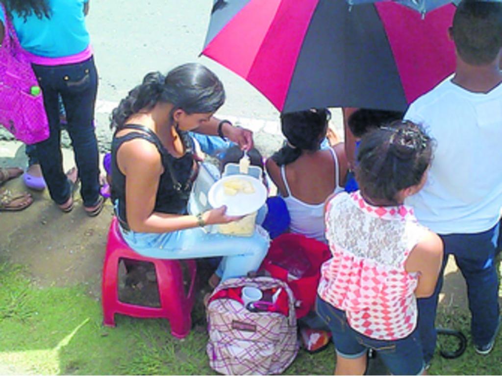 3. La nota curiosa la ponía la gente que organizaba su picnic con comida casera.(José Chacón)