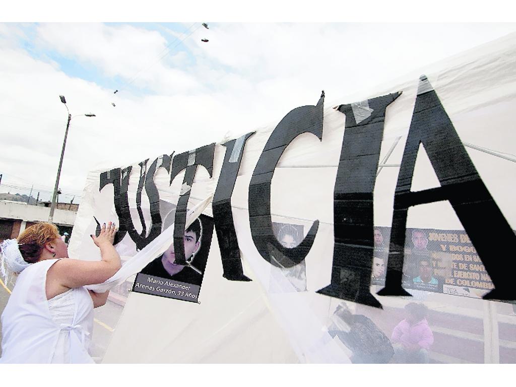 Crisis. Las Madres de Soacha exigen justicia.(EFE)