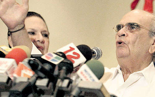 <p>Opositor Fabio Gadea.</p>
