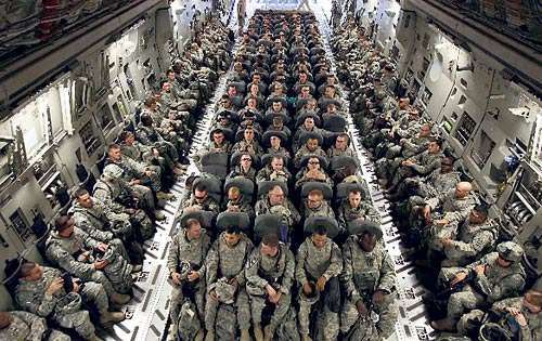 <p>Pelotón. Miembros de la 3.ª División de Infantería.</p>