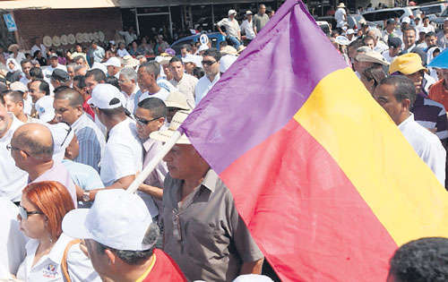 <p>Emblema. Panameñistas llevaron sus banderas.</p>