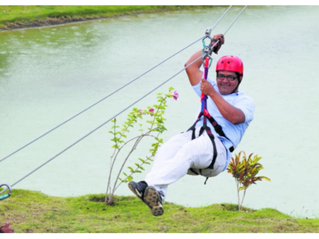 Se disfruta del famoso canopy para relajar el cuerpo.(Alcides Rodríguez)