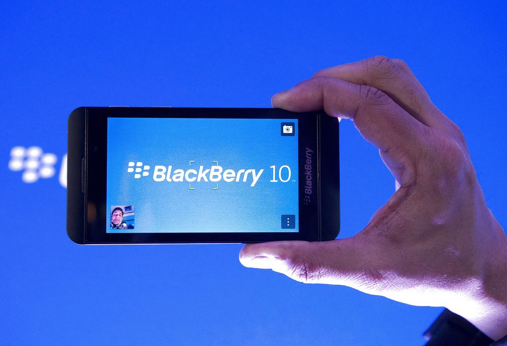 Nuevo BlackBerry Z10. Foto/AP<br>