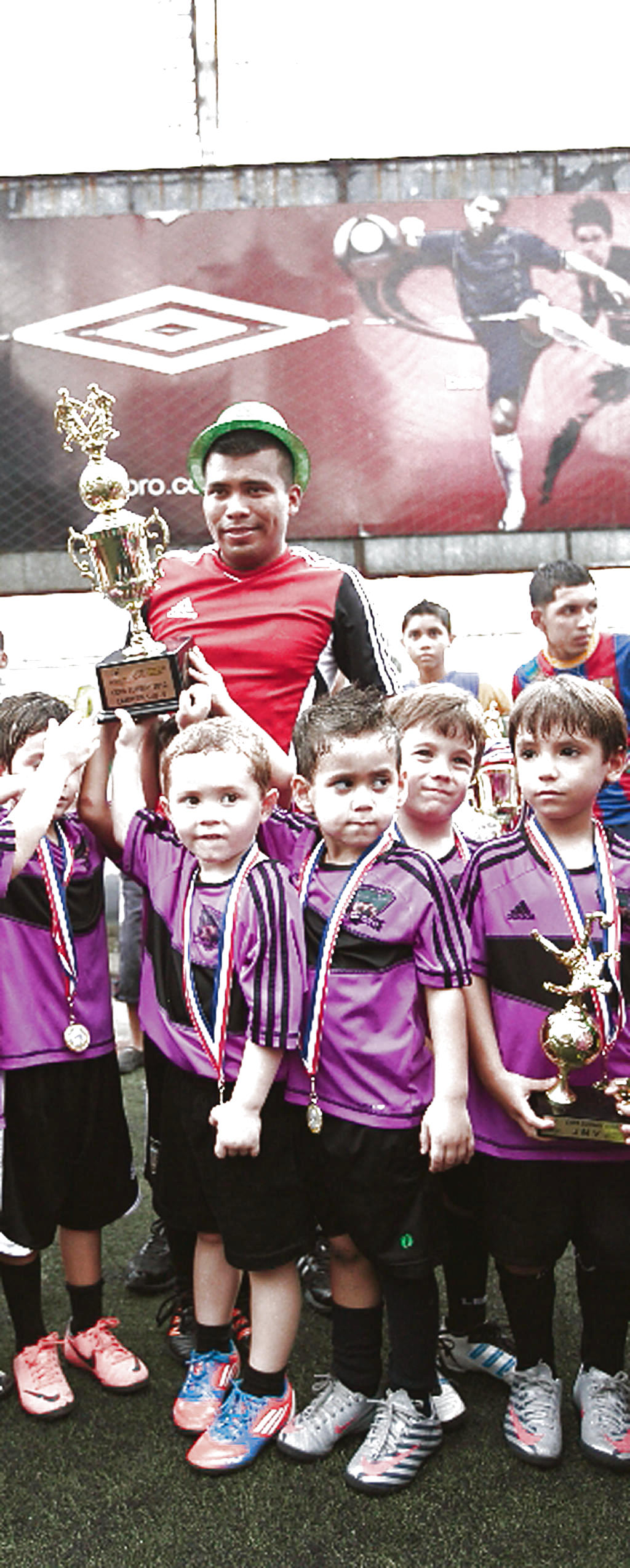 Gol de Oro, equipo campeón de la categoría sub-5.()
