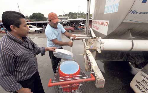 <p>Entrega. Se facilitó por medio de cisternas.</p>