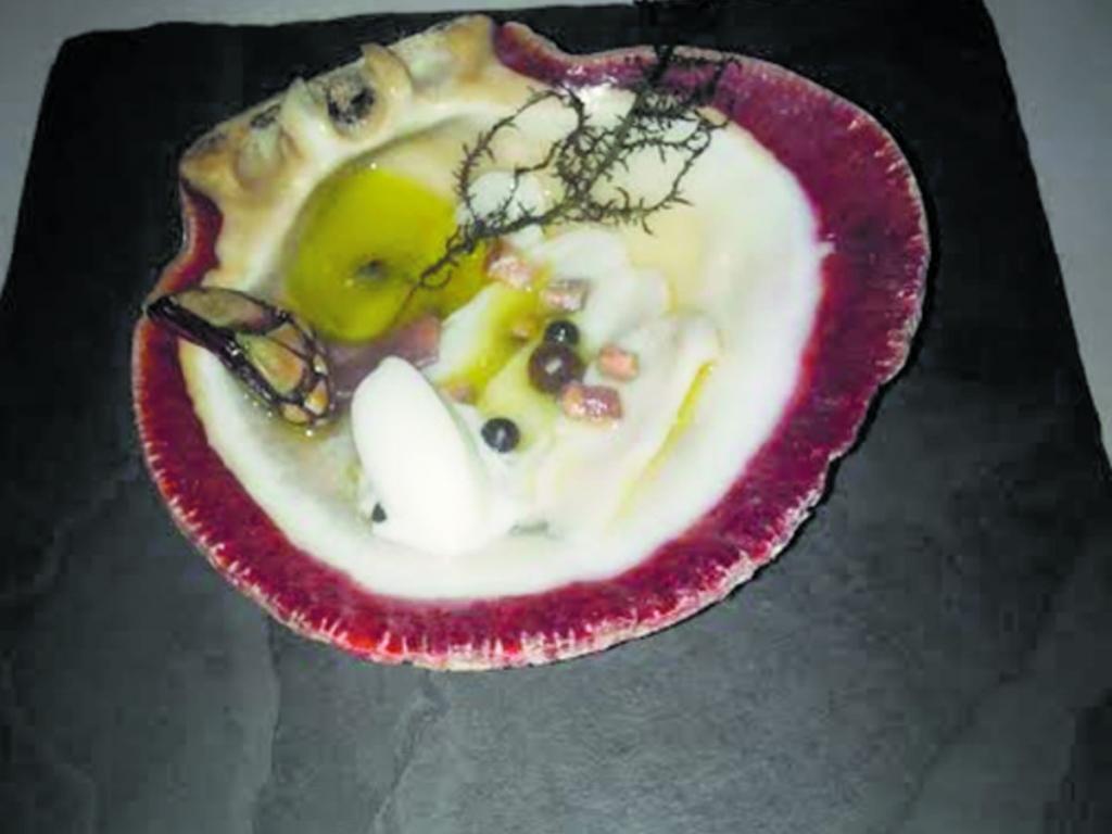 Plato que forma parte del menú degustación de este restaurante.(Aníbal Villa-Real)