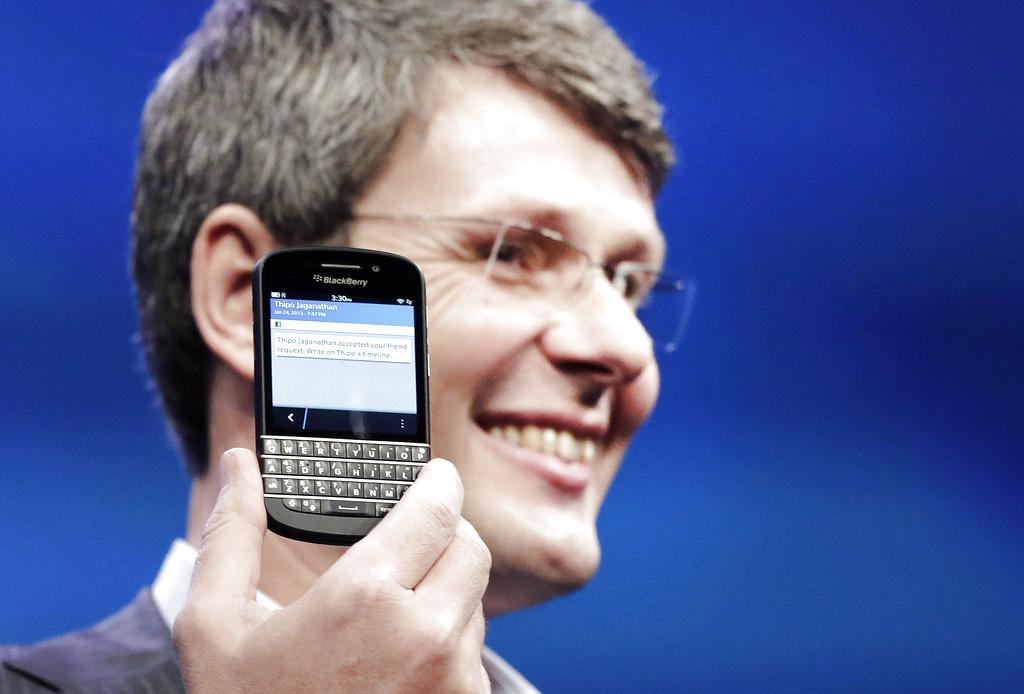 BlackBerry Q1. Foto/ap