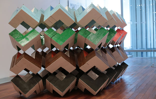 Algunas de las esculturas de Manolo Paz. Foto/Aurelio Herrera