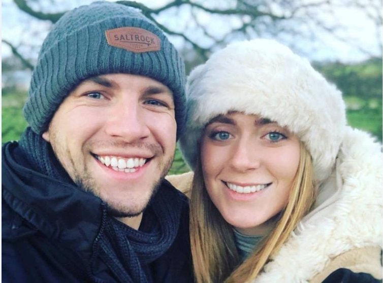 Joe Watts y su novia. Foto. Instagram Joe Watts y su novia. Foto. Instagram