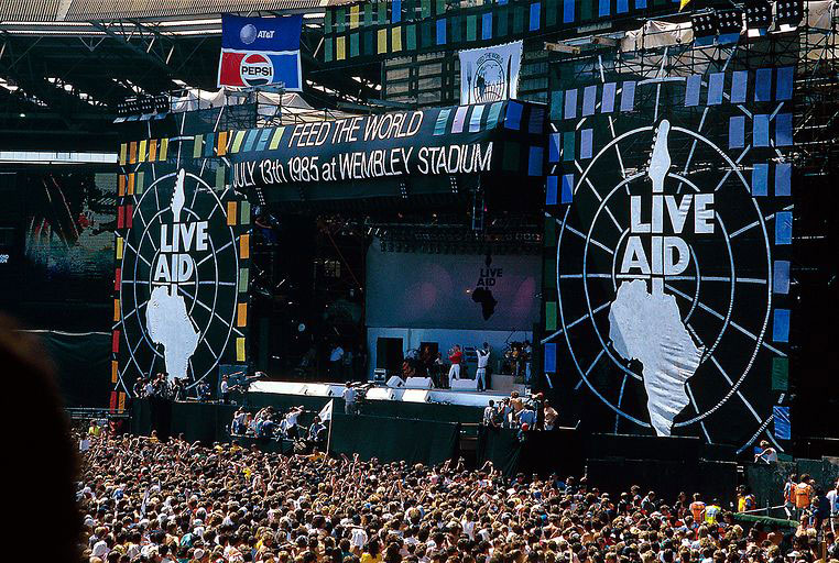 live_aid4.jpg El estadio Wembley, en Londres (Inglaterra), fue el escenario para la parte europea del Live Aid. Foto: Archivo.