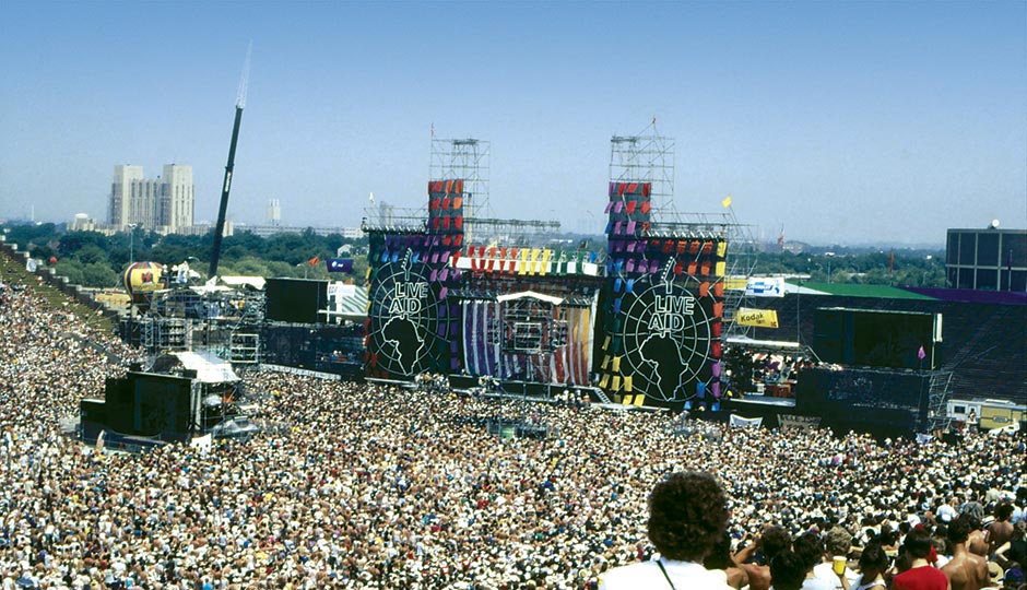 live_aid5.jpg La parte americana del concierto se realizó en el estadio John F. Kennedy den la ciudad de Filadelfia, Estados Unidos. Foto: Archivo.