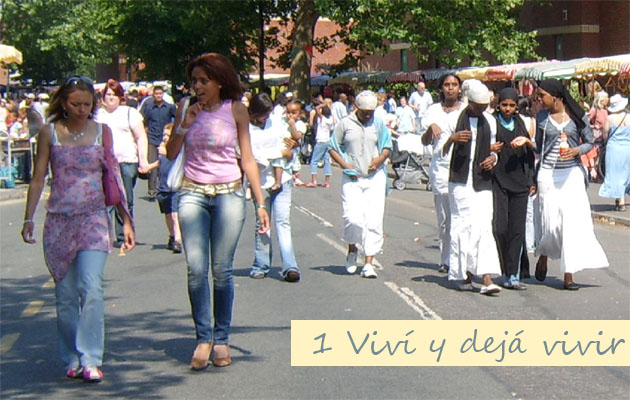 1 Vivir y dejar vivir. Foto multicultural/Ruth H