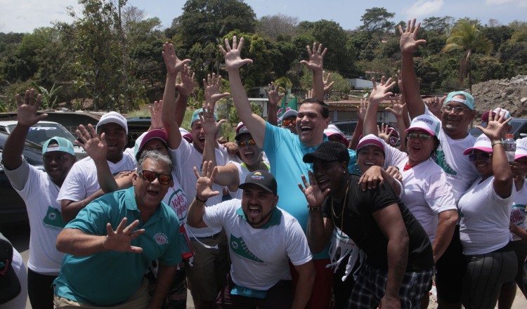 Mucha diversión y alegría se vivió en el "Tour de Ricardo Martinelli Alcalde". Víctor Arosemena.