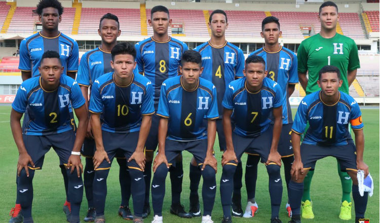 La selección Sub-17 de Honduras. Foto:Fepafut La selección Sub-17 de Honduras. Foto:Fepafut