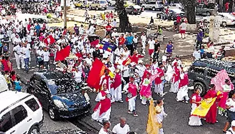 Marchan por la paz  