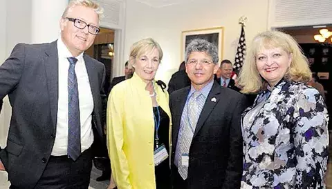 Recepción en honor del alcalde
