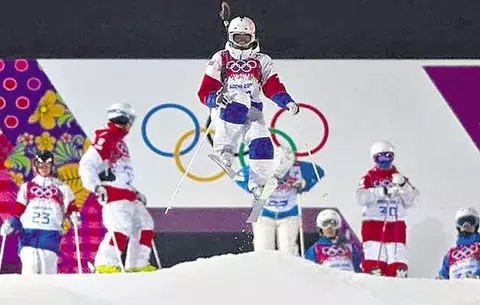 Un mal día para el esquí en Sochi 