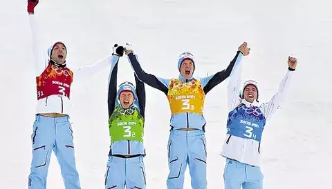 Noruega está en la cima del medallero  