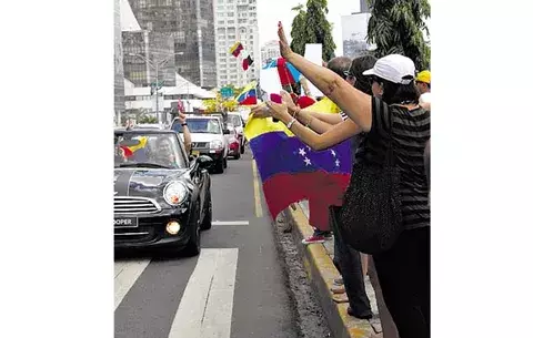 Venezolanos en Panamá  piden ayuda a la ONU 