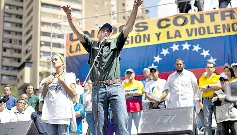 Capriles: Continuarán las protestas contra el presidente Maduro 