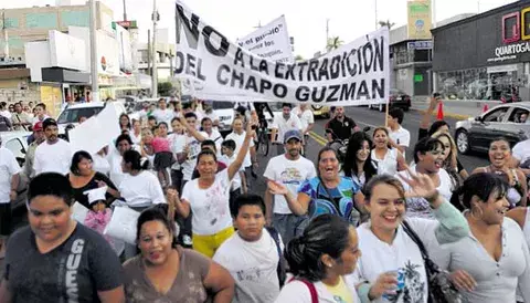  Investigan marcha a favor de ‘El Chapo’ Guzmán 