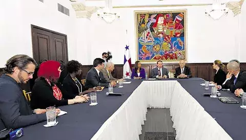 Henríquez explica a líderes de EE.UU. los avances de Panamá 