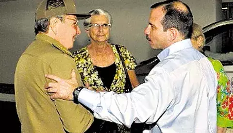 Castro recibe a espía 