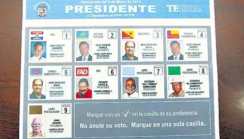 Tribunal Electoral afina detalles para imprimir las papeletas de votación 