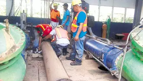  Daño eléctrico ocasiona baja producción en potabilizadora 
