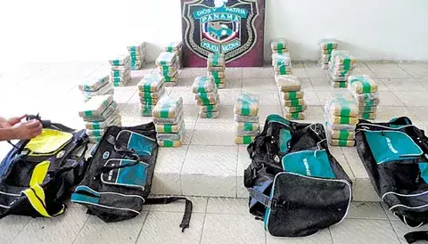 Vehículo transportaba unos 90 kilos de cocaína 