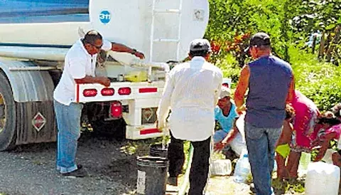 Se seca toma de agua en La Mesa por largo verano 