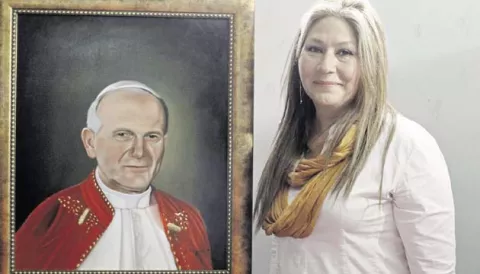Costarricense sanada por Juan Pablo II busca en Roma difundir la fe 