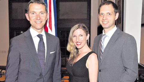 Recepción de la Embajada Británica