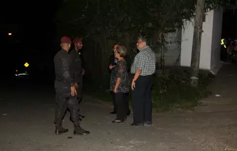 Tiroteo frente a la casa de la expresidenta Moscoso 