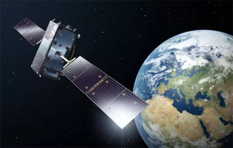 Satélite perdido en el espacio