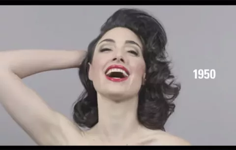 VIDEO 100 años de belleza en tan solo 1 minuto