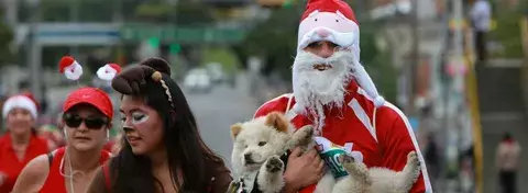 Carrera pedestre de Papá Noeles