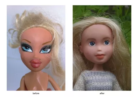 Artista vuelve "más naturales" a muñecas infantiles