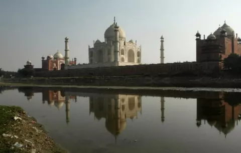 Prohíben quemar estiércol para evitar que el Taj Mahal se vuelva amarillo