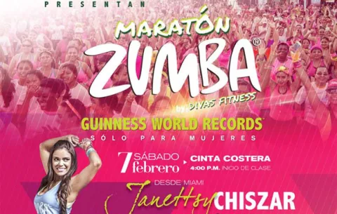 EVENTO Maratón de Zumba quiere romper récord Guinness