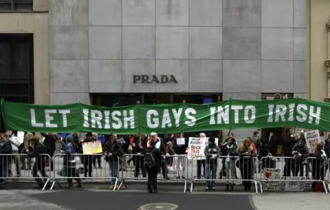 Un grupo gay participa por primera vez en el San Patricio de Nueva York