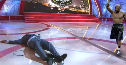 Shaquille O'Neal se tropieza en TV, premiará el mejor meme 