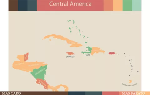 Comparan el costo de vida en los países de todo el mundo