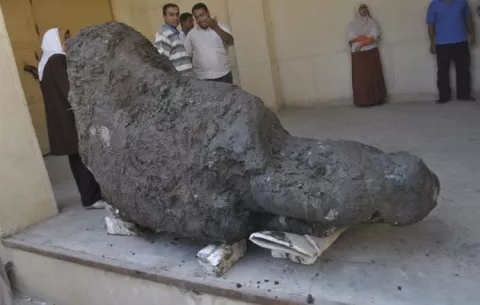 Descubren los vestigios de un templo que data del Imperio Nuevo faraónico