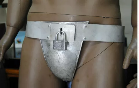 Cinturón de castidad para hombres en Kenia