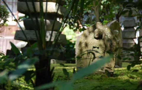 Erigen un monumento en un templo de Japón por los insectos caídos
