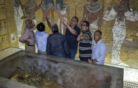 Usarán radares en la tumba de Tutankamón para buscar a Nefertiti