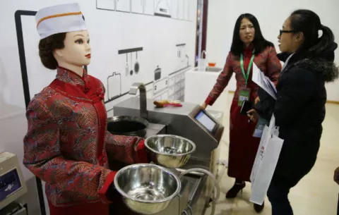China, un país en vías de la robotización